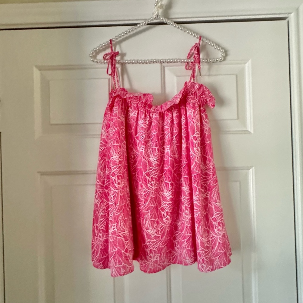 Lauren James Pink Tropical Top